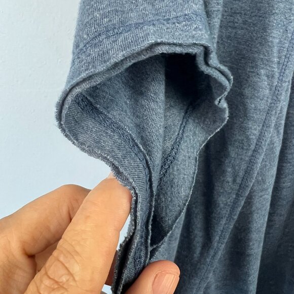 Free People Movement City Vibes Oversized Tee Top Blueberry Women’s Size XS - Picture 9 of 13